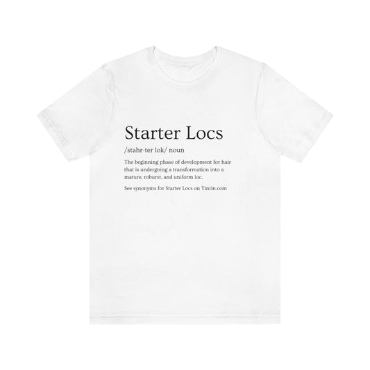 Yinrin Starter Locs Definition Women's Jersey Short Sleeve T-shirt